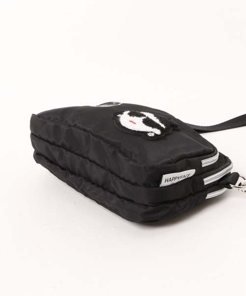 HAPPY FACE(ハッピーフェイス)の「エマ3F刺繍ショルダーBK(ショルダーバッグ・レディース・ブラック・ONE SIZE)」の9枚目の写真
