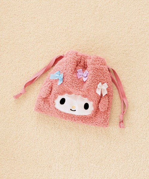 LOWRYS FARM（ローリーズファーム）の「【マイスウィートピアノ】キンチャクポーチ 672131 /GOODS（ポーチ・レディース・ライトピンク/ピンク・FREE）」の2枚目の写真