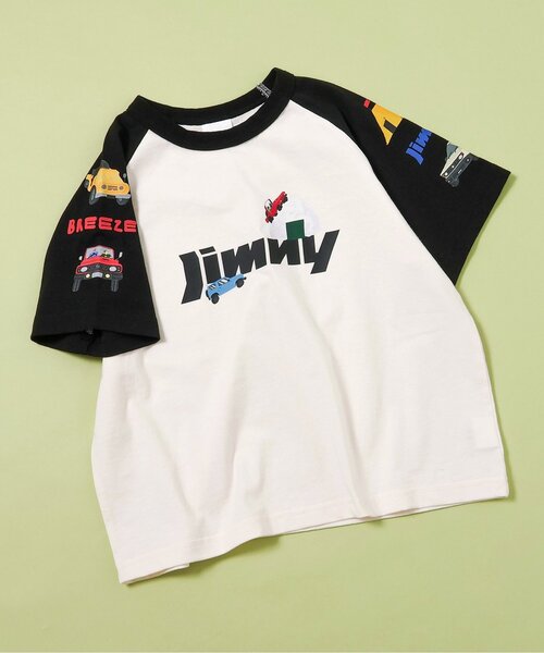 BREEZE(ブリーズ)の「【リンク】Jimny バリエーションTシャツ(Tシャツ/カットソー・キッズ・カーキ/チャコール/レインボー/ブラック・130/90/110/100/120/80/140)」の1枚目の写真