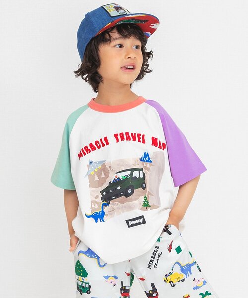 BREEZE(ブリーズ)の「【リンク】Jimny バリエーションTシャツ(Tシャツ/カットソー・キッズ・カーキ/チャコール/レインボー/ブラック・130/90/110/100/120/80/140)」の4枚目の写真