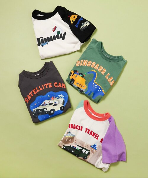 BREEZE(ブリーズ)の「【リンク】Jimny バリエーションTシャツ(Tシャツ/カットソー・キッズ・カーキ/チャコール/レインボー/ブラック・130/90/110/100/120/80/140)」の21枚目の写真
