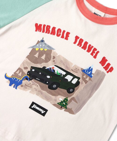 BREEZE(ブリーズ)の「【リンク】Jimny バリエーションTシャツ(Tシャツ/カットソー・キッズ・カーキ/チャコール/レインボー/ブラック・130/90/110/100/120/80/140)」の7枚目の写真