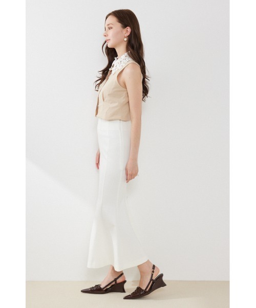 rienda(リエンダ)の「バックレースアップデザインマーメイドスカート 夏服(スカート・レディース・ブラウン/ブラック/ホワイト・MEDIUM/SMALL)」の5枚目の写真