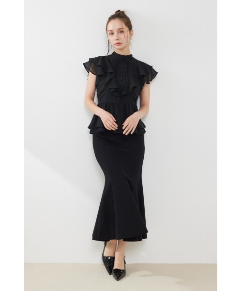 rienda(リエンダ)の「バックレースアップデザインマーメイドスカート 夏服(スカート・レディース・ブラウン/ブラック/ホワイト・MEDIUM/SMALL)」の17枚目の写真