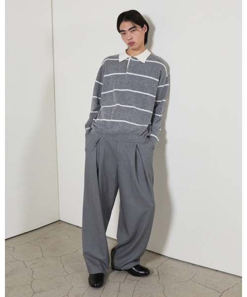 THEENDQUESTION(ジエンドクエスチョン)の「Banding wide pants / GRAY(スラックス・レディース・その他・1/2)」の4枚目の写真