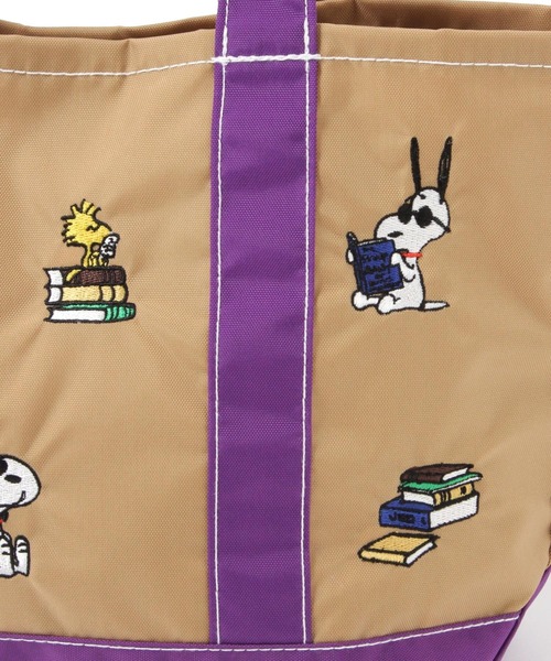 PEANUTS(ピーナッツ)の「【PEANUTS】刺繍トートMサイズ(WEB限定)(トートバッグ・レディース・ベージュ/ネイビー/グレー・0)」の20枚目の写真