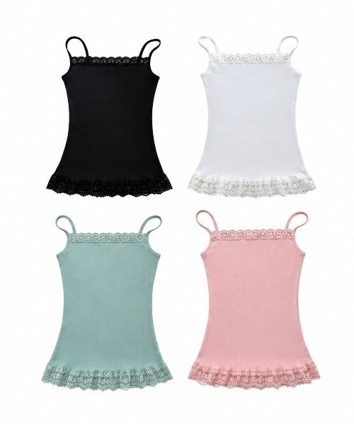 THEAIRTOWN(ジエアタウン)の「atto lace top(キャミソール・レディース・ミント・FREE)」の11枚目の写真