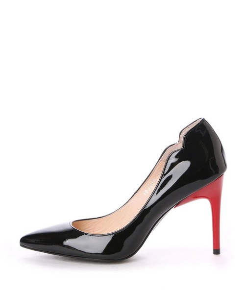 SEVEN TWELVE THIRTY（セヴントゥエルヴサーティー）の「セットバックヒールポインテッドパンプス（パンプス・レディース・ネイビー/グレー/ホワイト/ピンクベージュ/ゴールド/レッド/Black/ピンク系その他/ブルー系その他/ブラック・22.5cm/22cm/23cm/24cm/23.5cm/24.5cm/23㎝/25cm）」の19枚目の写真