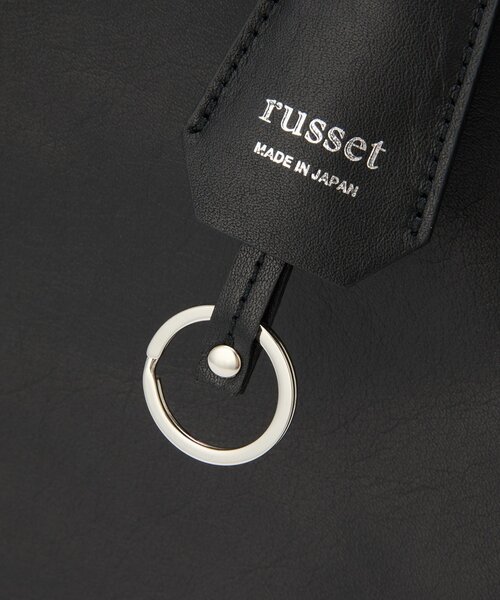 russet(ラシット)の「三層レザーシンプルトートバッグ(トートバッグ・レディース・ブラック/グレイッシュベージュ・FREE)」の7枚目の写真