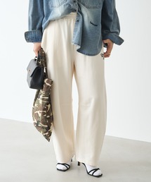 ストレッチ裏毛カーブシルエットスウェットパンツ