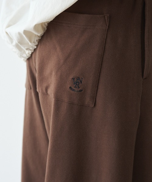 PUAL CE CIN（ピュアルセシン）の「ストレッチ裏毛カーブシルエットスウェットパンツ（スウェットパンツ・レディース・ブラウン/ベージュ/アイボリー・FREE）」の10枚目の写真