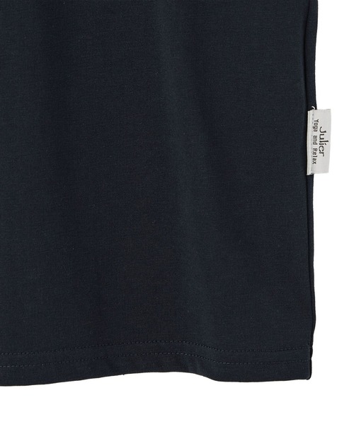 Julier Yoga and Relax（ジュリエヨガアンドリラックス）の「Julier コンディショニングTee（Tシャツ/カットソー・レディース・ホワイト/ネイビー・1/2）」の11枚目の写真