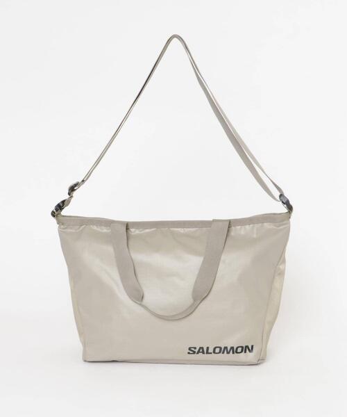 SALOMON(サロモン)の「SALOMON EXTENDED TOTEBAG SMALL(トートバッグ・メンズ・ベージュ・FREE)」の2枚目の写真