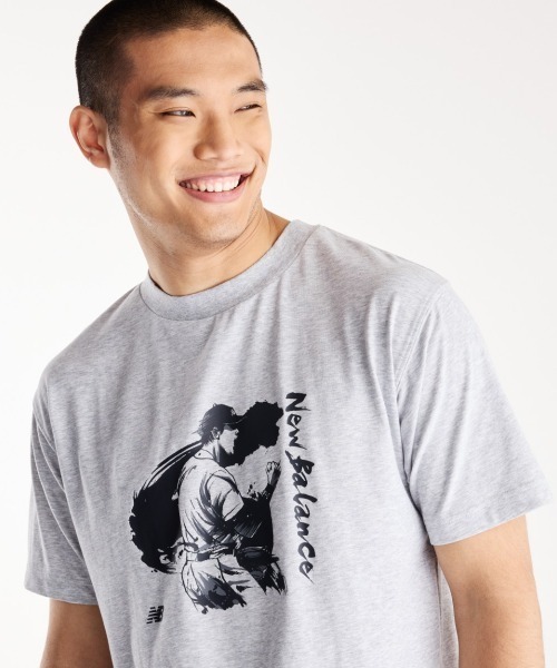 NEW BALANCE（ニューバランス）の「New Balance Shohei Always On Graphic Short Sleeve T-Shirt（ニューバランス 大谷翔平 グラフィックショートスリーブTシャツ）（Tシャツ/カットソー・メンズ・グレー系/ブラック系・MEDIUM/LARGE/X-LARGE）」の12枚目の写真