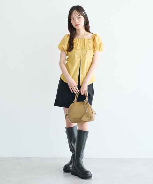 earth music&ecology(アースミュージックアンドエコロジー)の「【抗菌・消臭】エンジニアロングブーツ(ブーツ・レディース・ブラウン/ブラック・L/M)」の8枚目の写真
