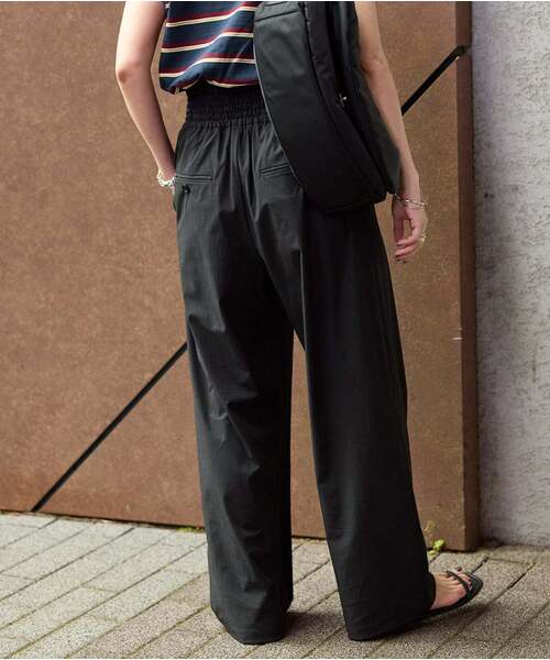 JOURNAL STANDARD(ジャーナルスタンダード)の「【撥水/接触冷感/UVカット】リネンNYストレッチワイドパンツ(その他パンツ・レディース・グレー・44)」の5枚目の写真