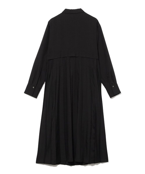Ray BEAMS（レイビームス）の「プリーツ キリカエ シャツ ワンピース（ワンピース・レディース・シルバー/ブラック・ONE SIZE）」の14枚目の写真