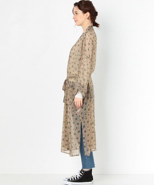 Another Edition（アナザーエディション）の「シフォンガウン/AEBC P シフォン ガウン（カーディガン/ボレロ・レディース・オフホワイト/オリーブ・FREE）」の5枚目の写真