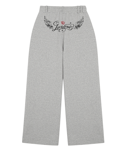 LUVISTRUE（ラヴイズトゥルー）の「RL LAYERED ANGEL TRAINING PANTS(GRAY)（スウェットパンツ・レディース・その他・FREE）」の3枚目の写真