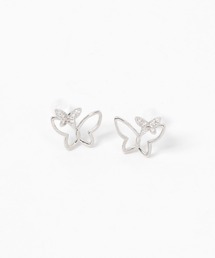 バタフライシルエット樹脂ピアス / 1051786