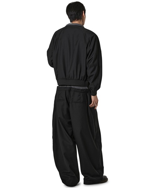 Openyard(オープンヤード)の「『Openyard/オープンヤード』SYSTEM CROPPED TRACK JACKET/システムクロップトラックジャケット(ブルゾン・メンズ・ブラック・FREE)」の3枚目の写真