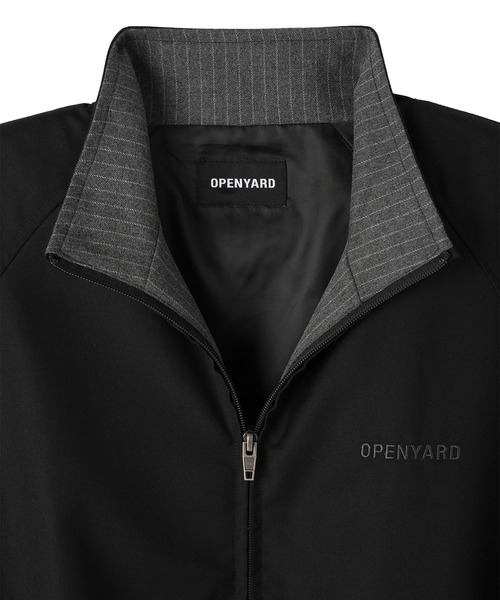 Openyard(オープンヤード)の「『Openyard/オープンヤード』SYSTEM CROPPED TRACK JACKET/システムクロップトラックジャケット(ブルゾン・メンズ・ブラック・FREE)」の8枚目の写真