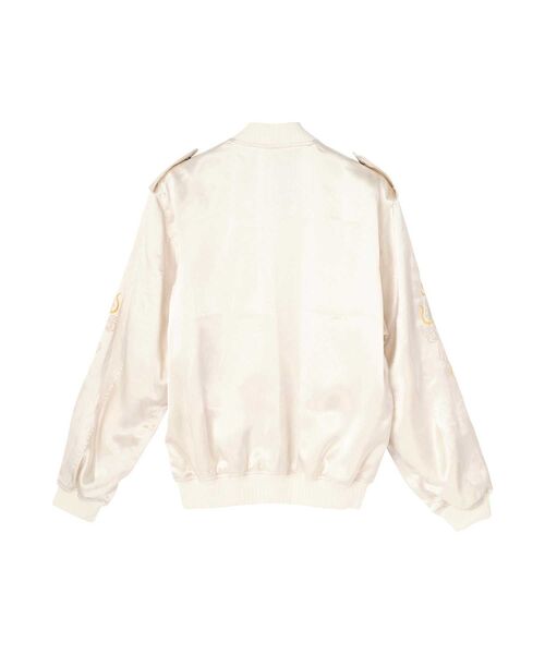 HYSTERIC GLAMOUR（ヒステリックグラマー）の「LIGHTNING DRAGON刺繍 スカジャン（スカジャン・メンズ・ブラック/ホワイト・SMALL/MEDIUM/LARGE/X-LARGE）」の3枚目の写真