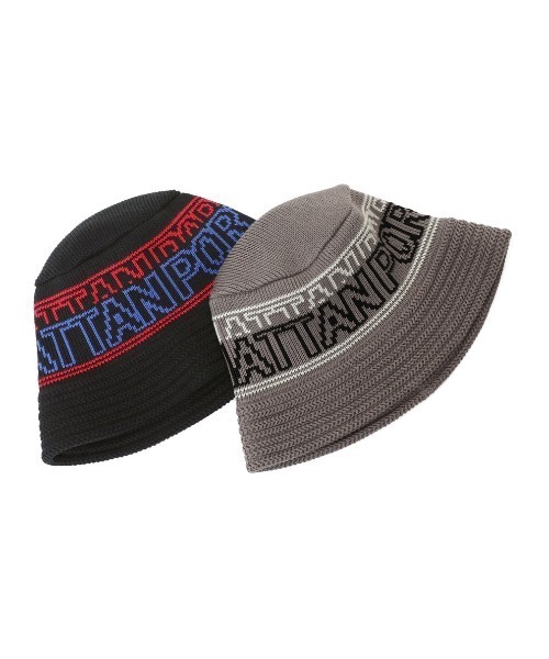 Manhattan Portage(マンハッタンポーテージ)の「JACQUARD LOGO KNIT HAT(ハット・メンズ・グレー/ブラック・FREE)」の7枚目の写真