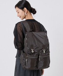 【Essential Collection×Naoko Okusa】MODERN FLAP BACKPACK3 ダークチョコレートC