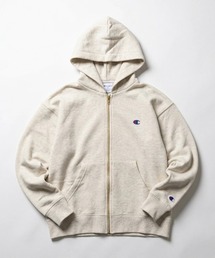 Champion（チャンピオン）の「2026AW Champion/チャンピオン 裏毛 スウェット ワンポイントロゴ ワッペン刺繍 フルジップパーカー キッズ（パーカー）」