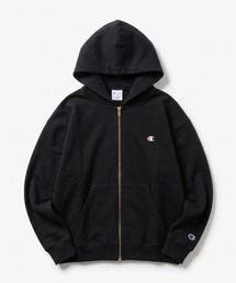 Champion（チャンピオン）の「2026AW Champion/チャンピオン 裏毛 スウェット ワンポイントロゴ ワッペン刺繍 フルジップパーカー キッズ（パーカー）」
