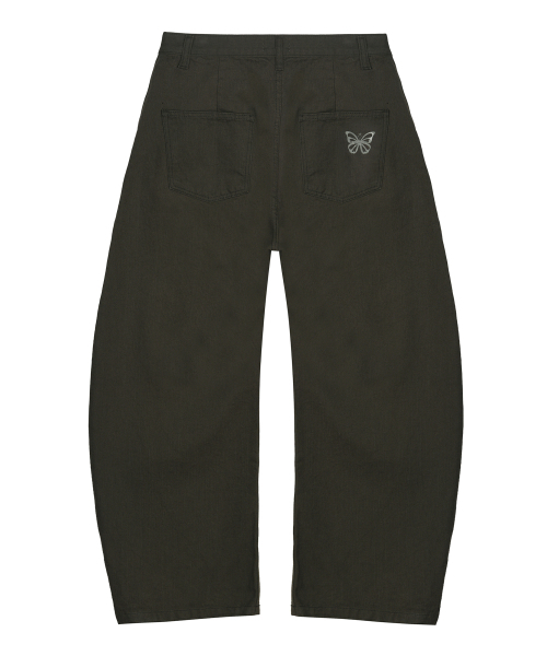 NICK&NICOLE(ニックアンドニコール)の「RIVET カーブワイドパンツ_カーキ(その他パンツ・レディース・カーキ・SMALL/MEDIUM/LARGE)」の6枚目の写真