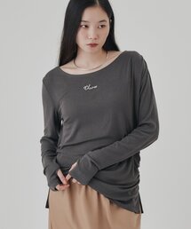 【ZOZO先行予約/4日間限定10%OFF】フライスビジューオフショルロンＴ