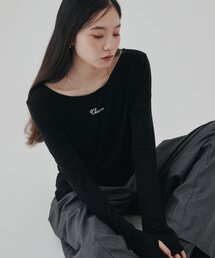 【ZOZO先行予約/4日間限定10%OFF】フライスビジューオフショルロンＴ
