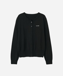 Dear DEAR superfine ウールブレンド クルーネック カーディガン_4colors