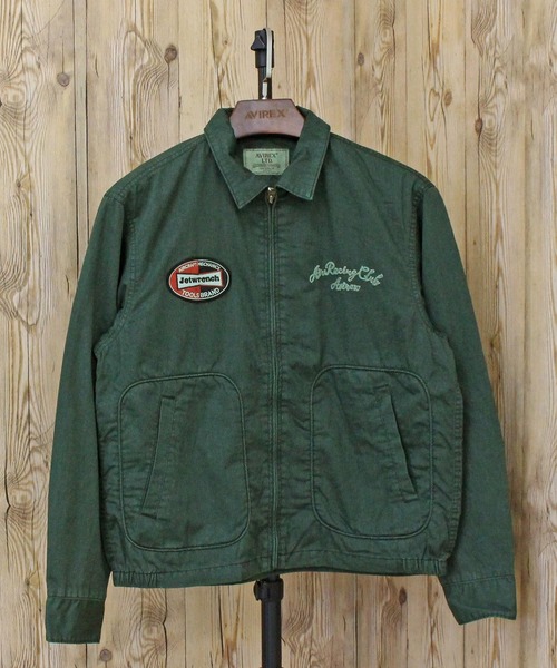 AVIREX(アヴィレックス)の「AARC FADED WORK JKT(ブルゾン・メンズ・ブラック/ブラウン/グリーン・M/XXL/XL)」の10枚目の写真