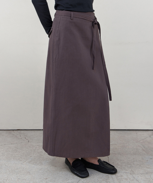 WEDNESDAYOASISFORWOMEN(ウェンズデー オアシス フォー ウーマン)の「ヴィンテージウォッシュドラップスカート_VINTAGE BROWN(WB6SK06)(スカート・レディース・ブラウン・SMALL/MEDIUM)」の3枚目の写真
