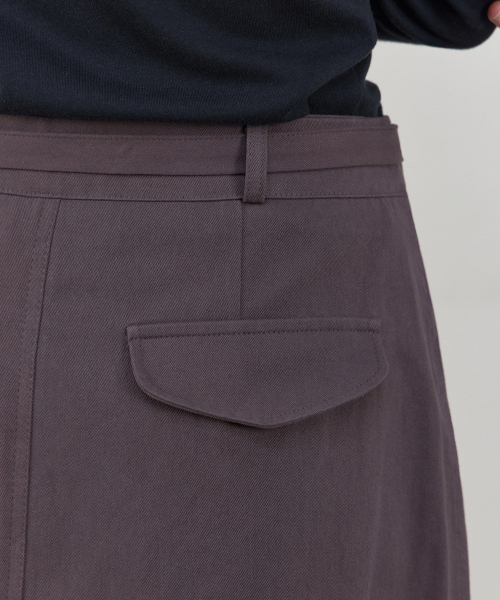 WEDNESDAYOASISFORWOMEN(ウェンズデー オアシス フォー ウーマン)の「ヴィンテージウォッシュドラップスカート_VINTAGE BROWN(WB6SK06)(スカート・レディース・ブラウン・SMALL/MEDIUM)」の5枚目の写真