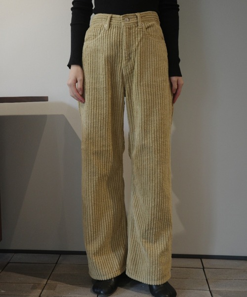 NEPLA.(ネプラ)の「NEPLA WIDE FLARE PANTS(その他パンツ・レディース・ダークグレー/ベージュ・24/25)」の1枚目の写真