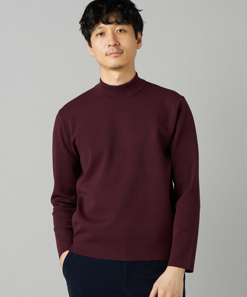 COMME CA MEN（コムサメン）の「ベーシックニット ハイネックプルオーバー（ニット/セーター・メンズ・グレー/ネイビー/ワイン/ブラック・L/M）」の4枚目の写真