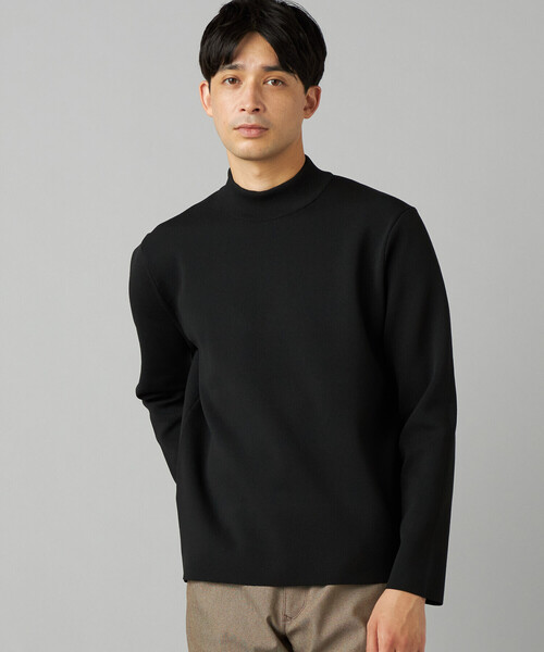 COMME CA MEN（コムサメン）の「ベーシックニット ハイネックプルオーバー（ニット/セーター・メンズ・グレー/ネイビー/ワイン/ブラック・L/M）」の2枚目の写真