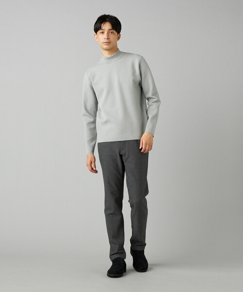 COMME CA MEN（コムサメン）の「ベーシックニット ハイネックプルオーバー（ニット/セーター・メンズ・グレー/ネイビー/ワイン/ブラック・L/M）」の19枚目の写真