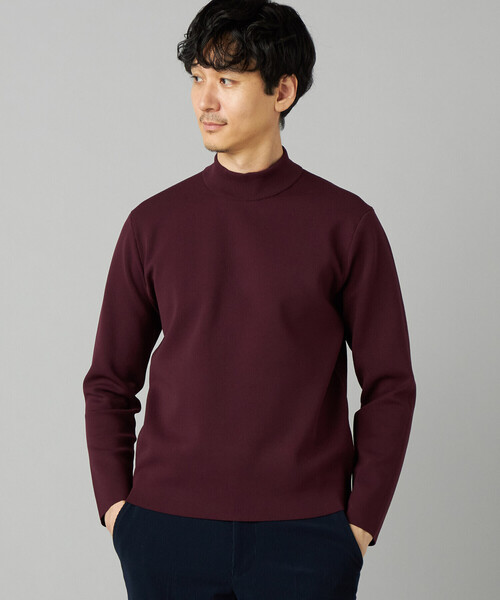 COMME CA MEN（コムサメン）の「ベーシックニット ハイネックプルオーバー（ニット/セーター・メンズ・グレー/ネイビー/ワイン/ブラック・L/M）」の5枚目の写真