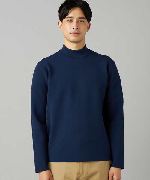 COMME CA MEN（コムサメン）の「ベーシックニット ハイネックプルオーバー（ニット/セーター・メンズ・グレー/ネイビー/ワイン/ブラック・L/M）」の6枚目の写真