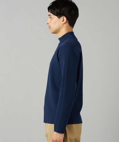 COMME CA MEN（コムサメン）の「ベーシックニット ハイネックプルオーバー（ニット/セーター・メンズ・グレー/ネイビー/ワイン/ブラック・L/M）」の7枚目の写真