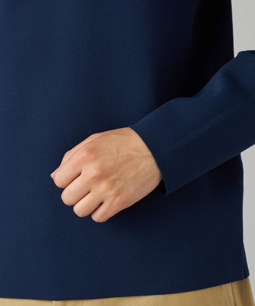 COMME CA MEN（コムサメン）の「ベーシックニット ハイネックプルオーバー（ニット/セーター・メンズ・グレー/ネイビー/ワイン/ブラック・L/M）」の10枚目の写真