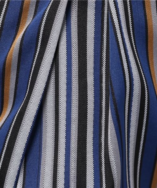 MURUA（ムルーア）の「【CASUAL】ｽﾄﾗｲﾌﾟH/WｼｮｰﾄPT（その他パンツ・レディース・ネイビー/カーキ・1(S)/2(M)）」の3枚目の写真