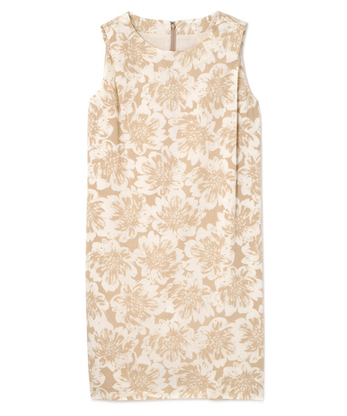 N.(N. Natural Beauty Basic)(エヌエヌナチュラルビューティーベーシック)の「フラワープリントボイルワッシャーワンピース(ワンピース・レディース・ベージュ/イエロー/ブラック・MEDIUM)」の19枚目の写真