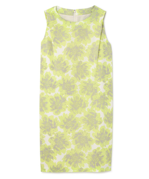 N.(N. Natural Beauty Basic)(エヌエヌナチュラルビューティーベーシック)の「フラワープリントボイルワッシャーワンピース(ワンピース・レディース・ベージュ/イエロー/ブラック・MEDIUM)」の13枚目の写真