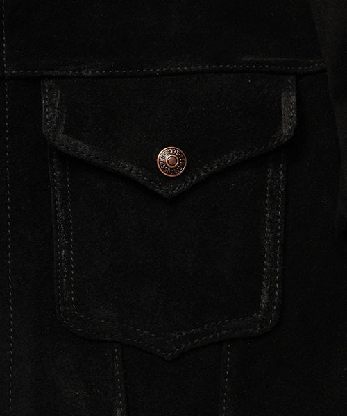 Levi's スウェードジャケット　ブラック Levi's(R) / リーバイス(R) 別注 TYPE1スエード トラッカージャケット